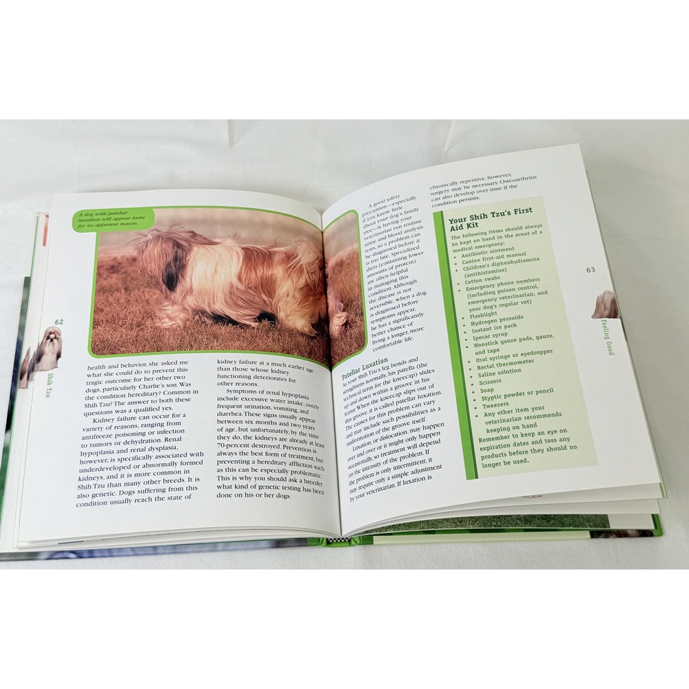 Animal Planet Shih Tzu Pet Care Training Grooming Health Hardcover Book - Picture 7 of 7